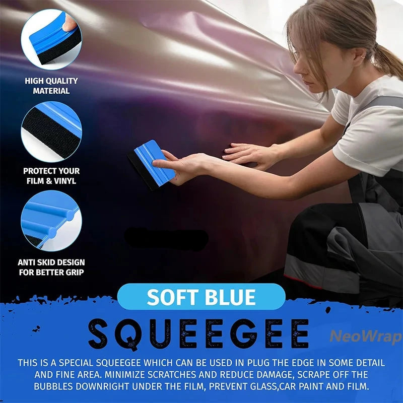 10PCS Vinyl Wrap Tool Kit – Scraper & Squeegee Set