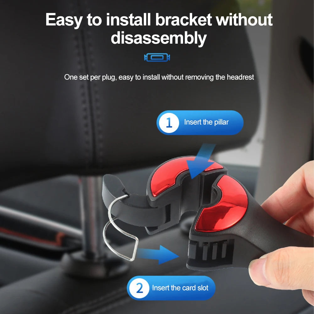 Universal Car Bracket Hook Mobile Phone Holder