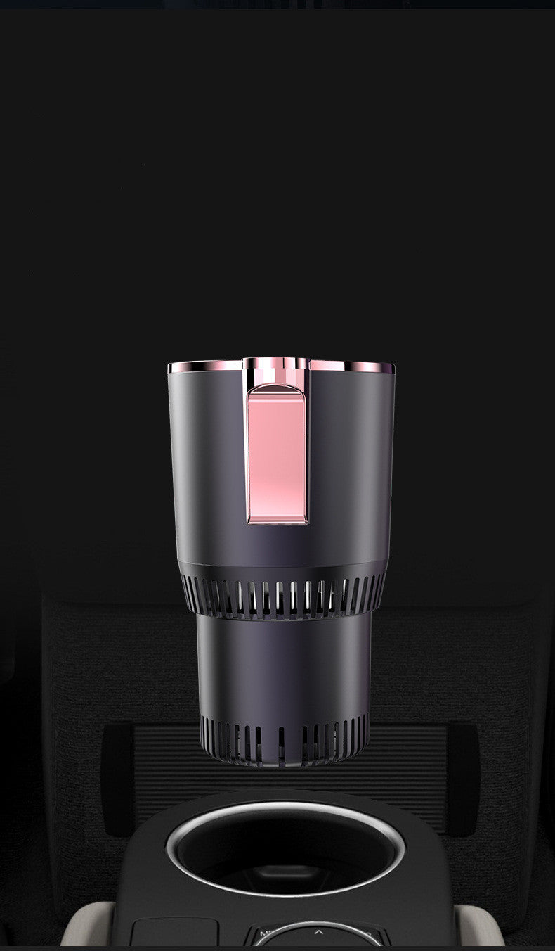 Heating and cooling car cup holder with digital display – image 7