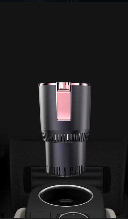 Heating and cooling car cup holder with digital display – image 7