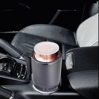 Heating and cooling car cup holder with digital display – image 9