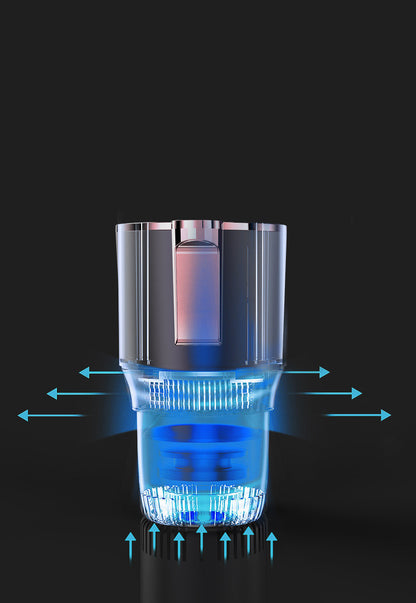 Heating and cooling car cup holder with digital display – image 6
