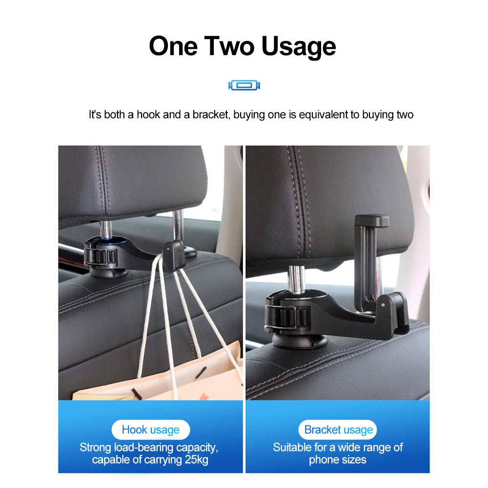 Universal Car Bracket Hook Mobile Phone Holder