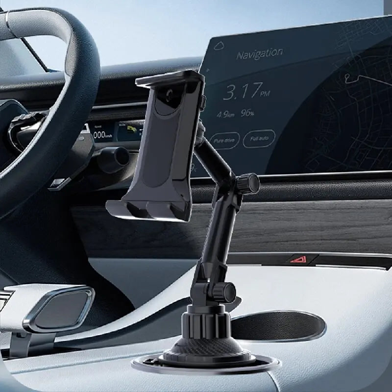 2-in-1 Car Cup Mount for Tablets &amp; Drinks