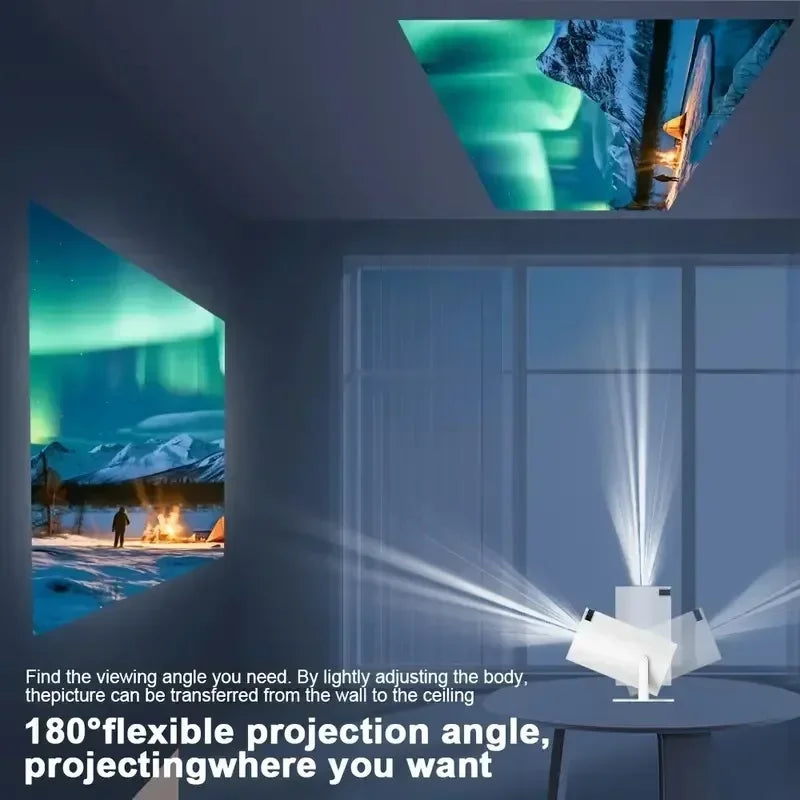 Portable Home Theater Projector – Wireless, BT &amp; WiFi