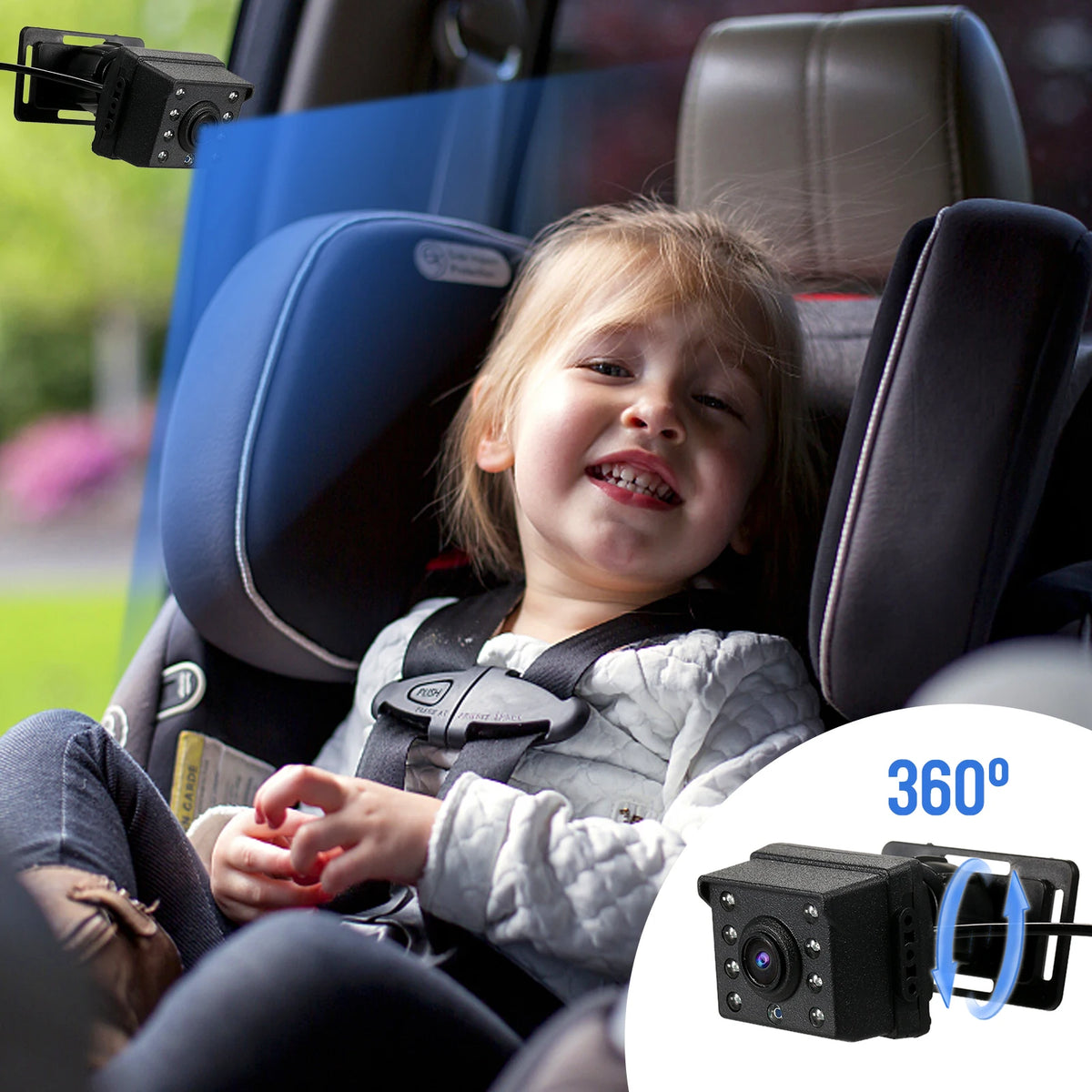 Adjustable Baby Car Mirror with Wide Angle