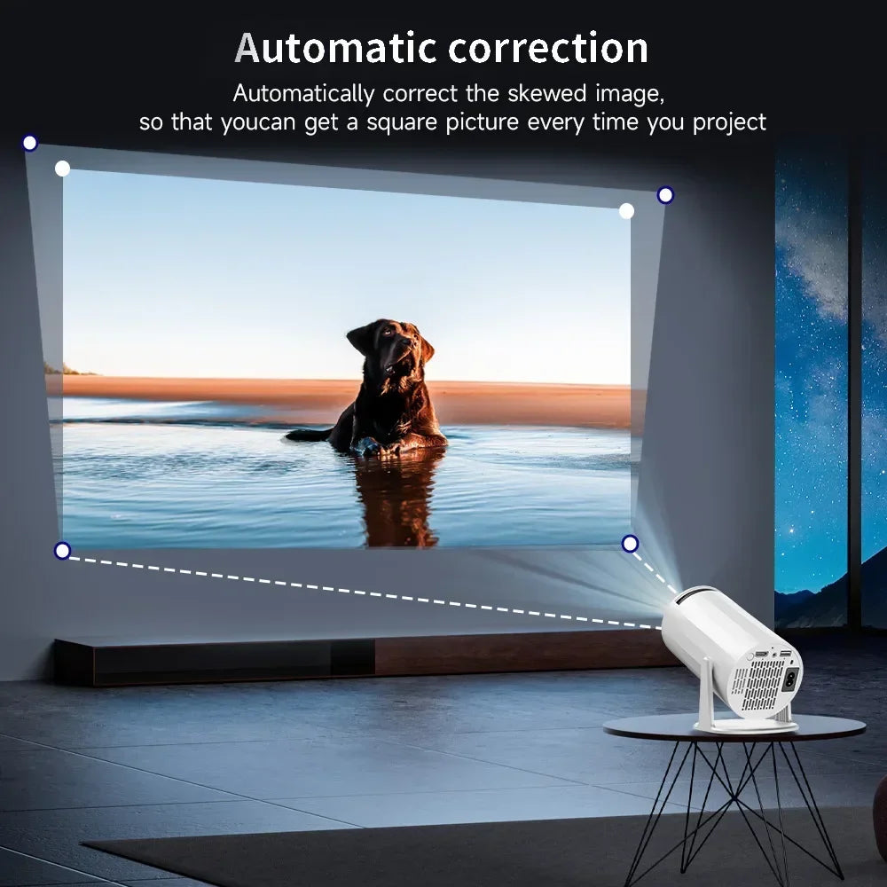 Portable Home Theater Projector – Wireless, BT &amp; WiFi