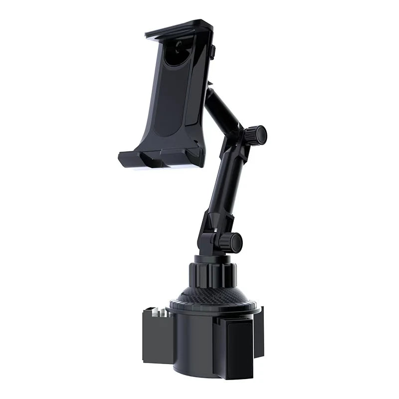 2-in-1 Car Cup Mount for Tablets &amp; Drinks
