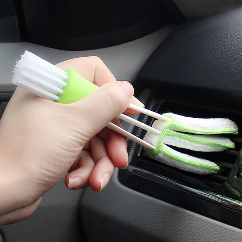 2-in-1 Car AC Vent Cleaning Brush