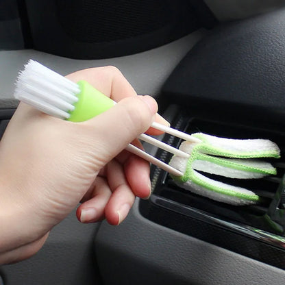 2-in-1 Car AC Vent Cleaning Brush