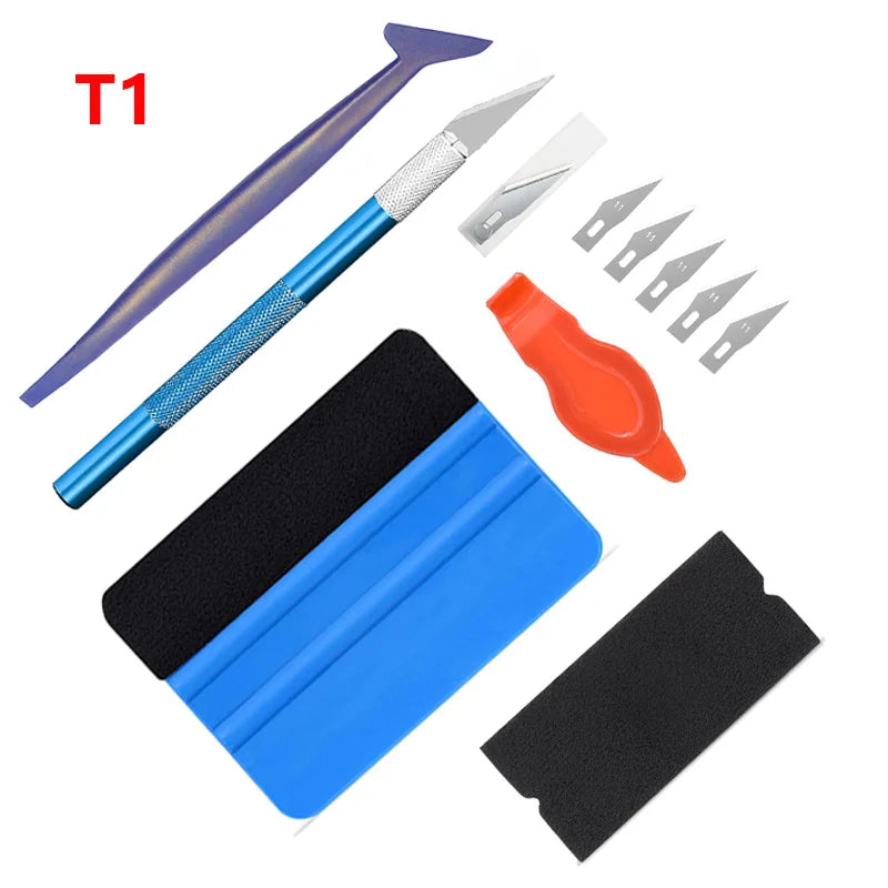 10PCS Vinyl Wrap Tool Kit – Scraper &amp; Squeegee Set
